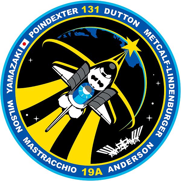Rymdkanalens påskägg: sts 131 patch