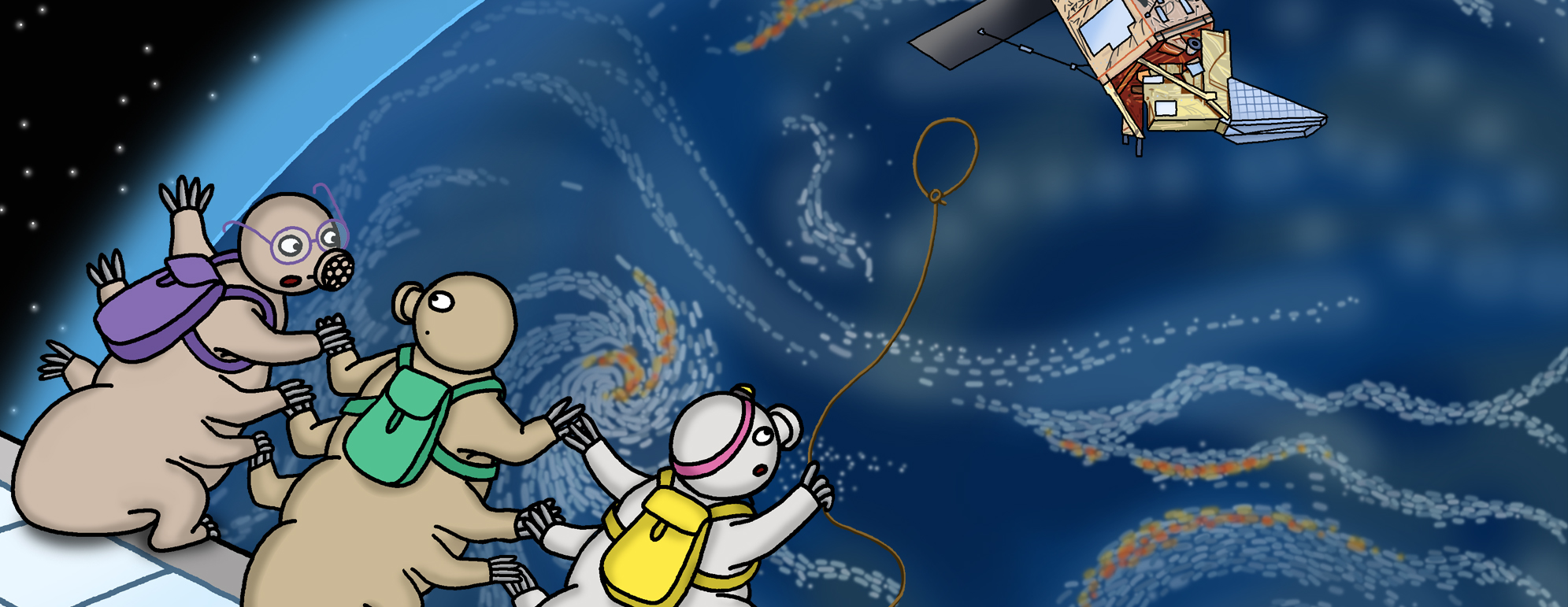 Leia och björndjuren knäcker rymdkoden,  Lgr11