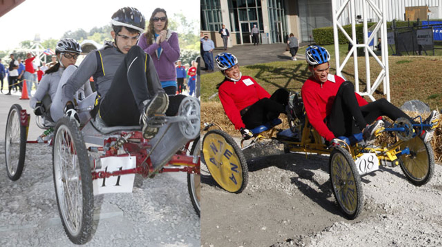 Dagens bild: Trampdrivna "månbilar"