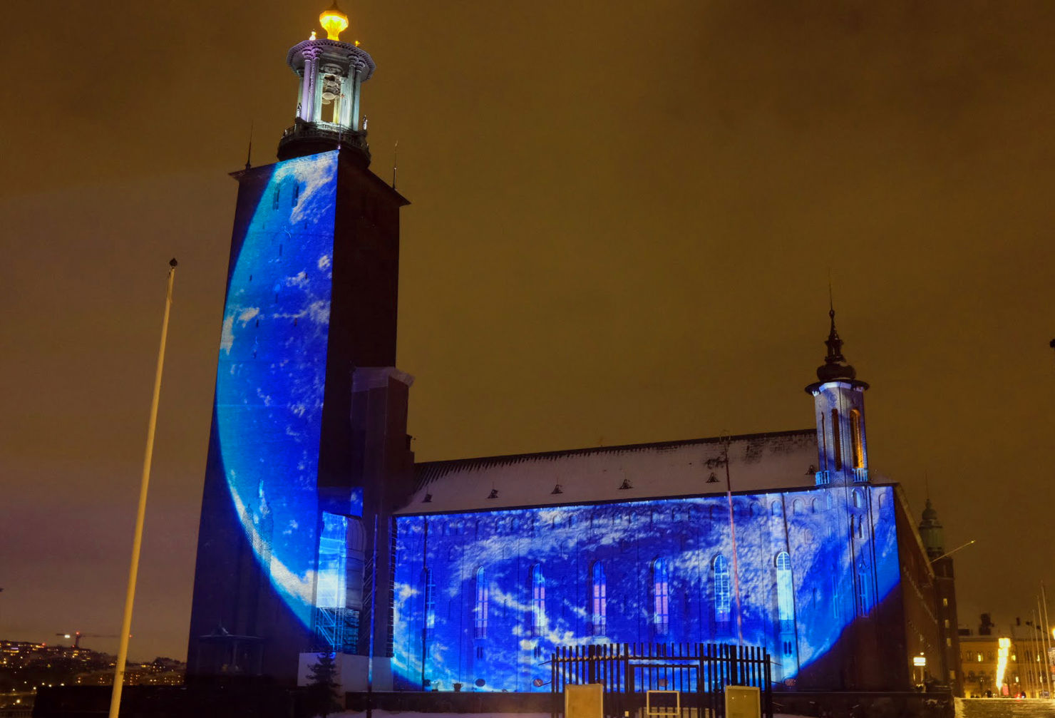 Stadshuset Nobel Week Lights