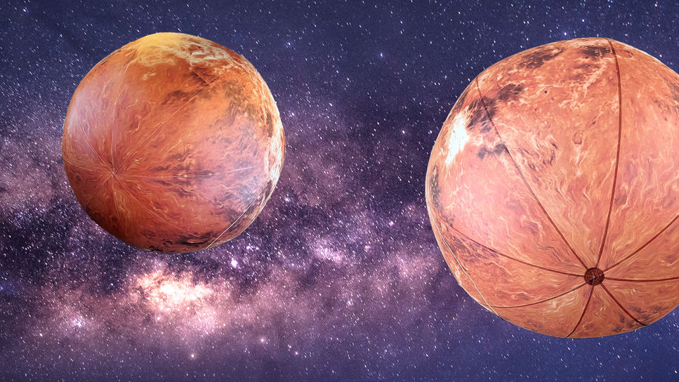 Venus som badboll