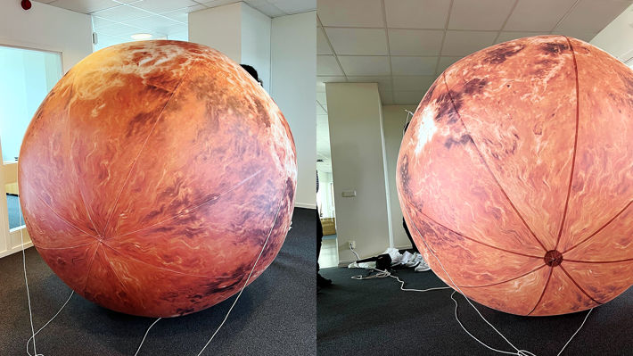 Venus som badboll