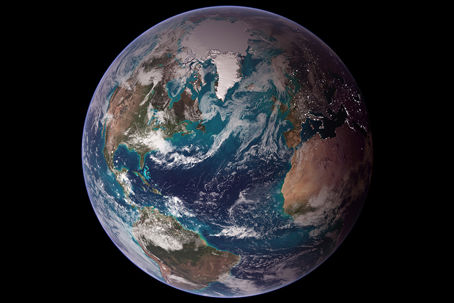 Blue Marble Jorden i fullformat