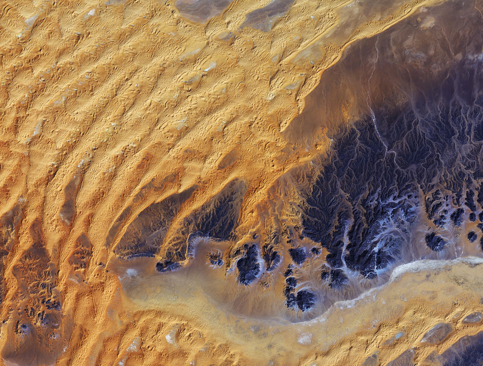 Sahara från satellit