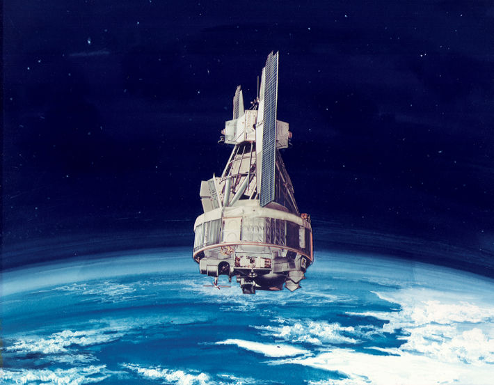 NIMBUS 3 var den första satelliten att sondera himlen vertikalt