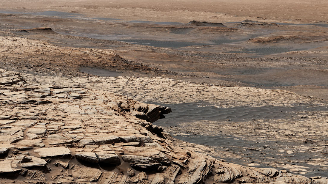 Galekratern på Mars