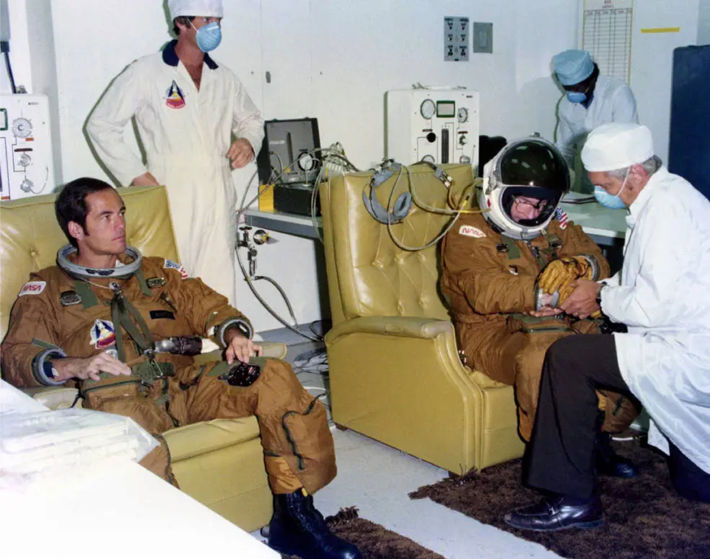 First Space Shuttle Flight Suit