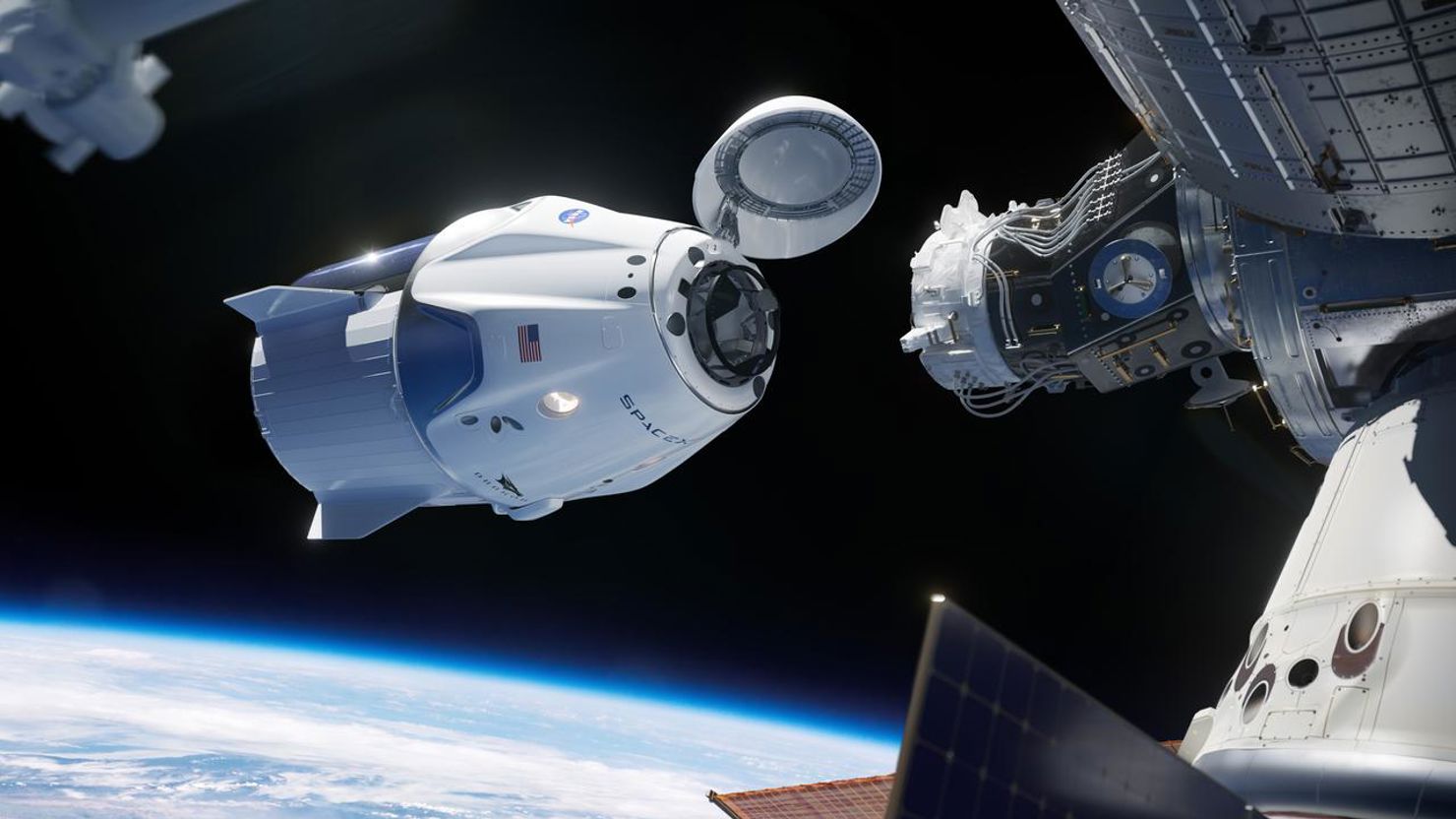 SpaceX skickar sina första astronauter till rymden